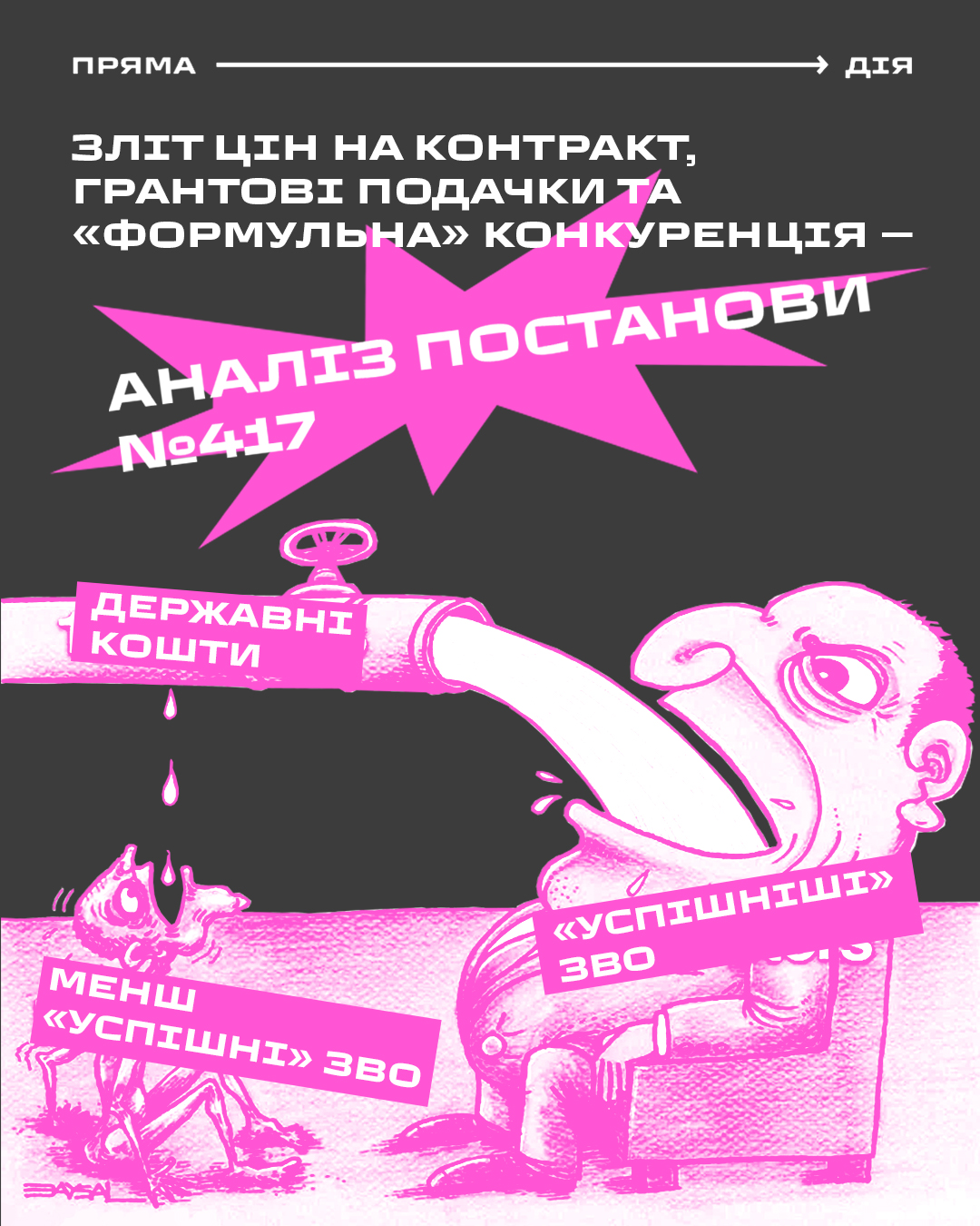 Зліт цін на контракт, грантові подачки та «формульна» конкуренція: аналіз постанови №417
